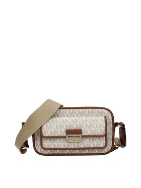 Michael Kors Michael Kors Torebka Beige Fabric Crossbody Beżowy