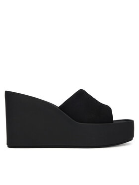 Calvin Klein Calvin Klein Şlapi Wedge 70 Sndl Canv Mg HW0HW03134 Negru