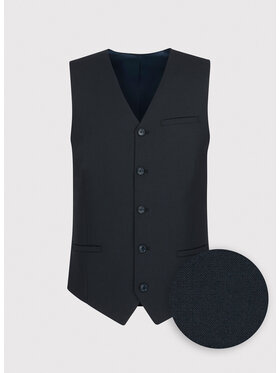 Pako Lorente Pako Lorente Kamizelka P22SP-8G-027 Granatowy Slim Fit