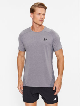 Under Armour Under Armour T-shirt Ua Hg Armour Fitted Ss 1361683 Gris Fitted Fit