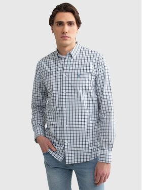 BIG STAR BIG STAR Koszula MESINONI_401_140 Niebieski Basic Fit