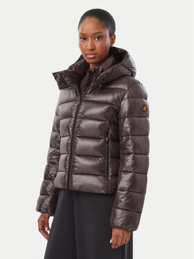 Save The Duck Save The Duck Zimní bunda D31470W LOVE23 Tmavě hnědá Regular Fit