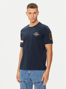 Aeronautica Militare Aeronautica Militare T-Shirt 241TS2230J592 Granatowy Regular Fit