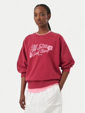 Roxy Roxy Μπλούζα Lineup ERJFT05112 Μπορντό Regular Fit