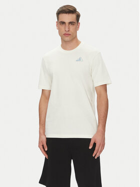 adidas adidas Tričko Earth Day Graphic JI6756 Biela Regular Fit