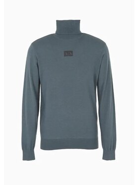 Armani Exchange Armani Exchange Sweter 6RZM5C ZMM9Z 1988 Zielony Regular Fit