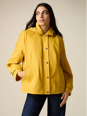 Oltre Oltre Giubbotto piumino F008J000223N018 Giallo Over Fit