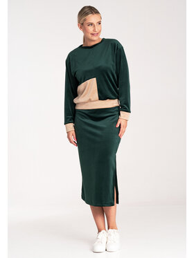 FIGL FIGL Tepláková souprava M1036 Zelená Regular Fit