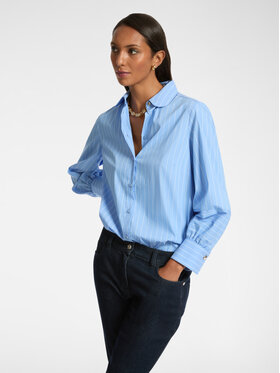 Elena Mirò Elena Mirò Camicia 5157P100223N001 Turchese Regular Fit