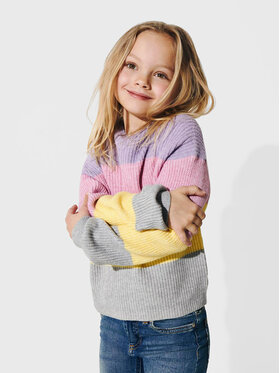 Kids ONLY Kids ONLY Sweter Sandy 15207169 Kolorowy Regular Fit