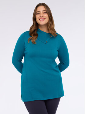 Fiorella Rubino Fiorella Rubino Cardigan M633L008007N035 Turchese Regular Fit
