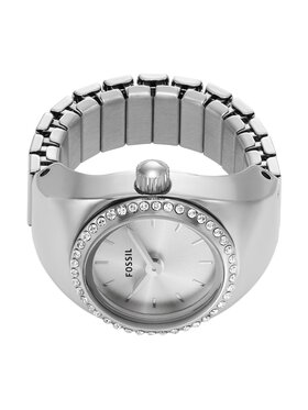 Fossil Fossil Zegarek Watch Ring ES5321 Srebrny