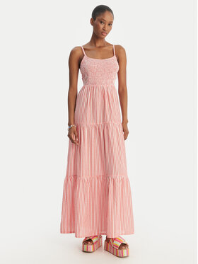 Roxy Roxy Letné šaty Tropical Glow ERJWD03945 Ružová Regular Fit