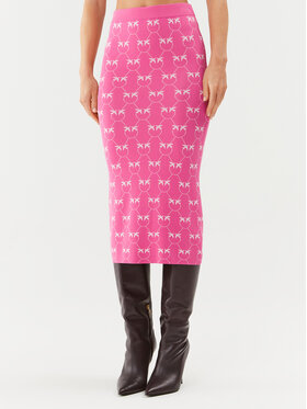 Pinko Pinko Pouzdrová sukně 100211 A0IS Růžová Slim Fit