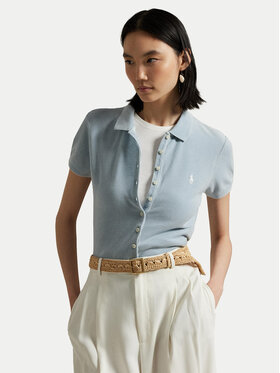 Polo Ralph Lauren Polo Ralph Lauren Поло 211965095003 Блакитний Slim Fit