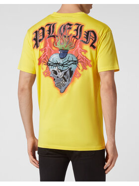 PHILIPP PLEIN PHILIPP PLEIN Tričko 1885 Žltá Regular Fit