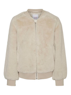 Vero Moda Girl Vero Moda Girl Futro 10290875 Beżowy Regular Fit