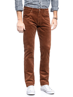 Wrangler Wrangler Pantaloni di tessuto 11MWZ Marrone Slim Fit
