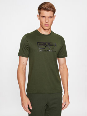 EA7 Emporio Armani EA7 Emporio Armani Тишърт 6RPT81 PJM9Z 1845 Зелен Regular Fit