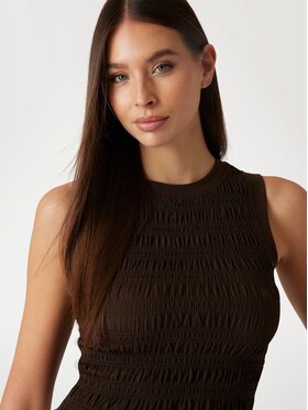 Guess Guess Top 173305 Brązowy Classic Fit