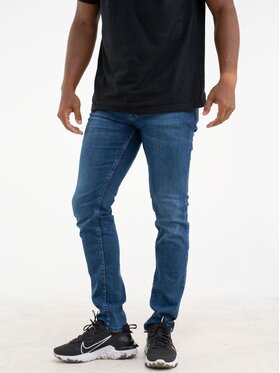 Croll Croll Jeansy Spodnie Jeansowe Croll Basic Mustache Slim 6767 Niebieskie 32 Niebieski Slim Fit