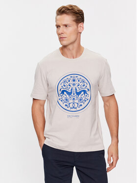 Trussardi Trussardi Póló 52T00776 Bézs Regular Fit