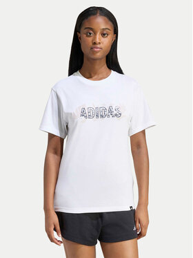 adidas adidas T-Shirt Animal Graphic KB7146 Bílá Regular Fit