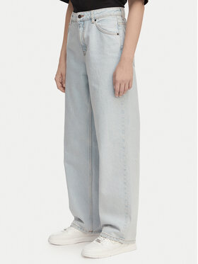 HUGO HUGO Jeans hlače Leni_B 50535097 Svetlo modra Relaxed Fit