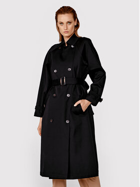 Simple Simple Trench PLD004 Crna Regular Fit