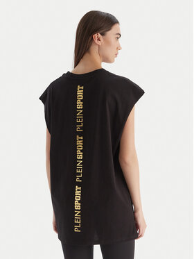 Plein Sport Plein Sport Майка PAEC MTK8319 STE001N Чорний Regular Fit