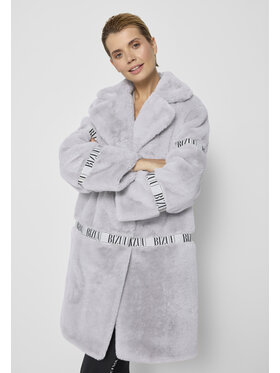 BIZUU BIZUU Kabát FLORENCE Šedá Standard Fit