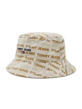 Tommy Jeans Tommy Jeans Καπέλο Tjm Sport Bucket Printed AM0AM09515 Μπεζ
