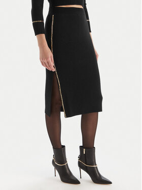Simona Corsellini Simona Corsellini Zīmuļveida svārki A25CPGOE0101 Melns Slim Fit