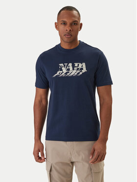 Napapijri Napapijri T-Shirt Lodestar NP0A4FGY Σκούρο μπλε Regular Fit