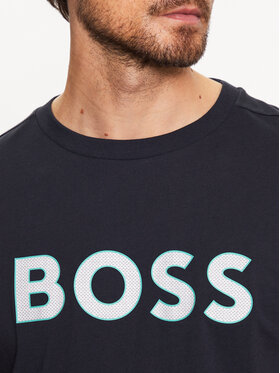 Boss T-shirt 50488793 Tamnoplava Regular Fit