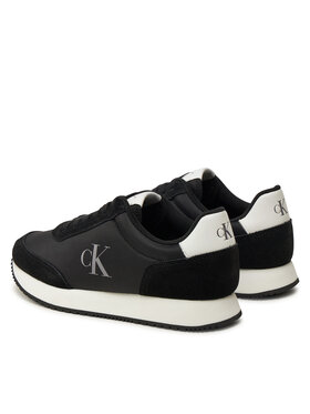 Calvin Klein Superge Runner Laceup Low Mg Mix YW0YW01615 Črna