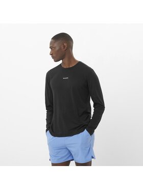 Salomon Salomon Longsleeve SHAKEout CORE LS TEE M Czarny Regular Fit