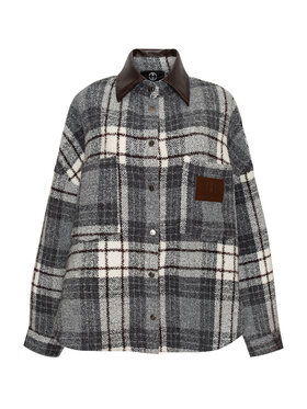 Magda Matyja Magda Matyja Kurtka damska CANADA JACKET Szary Regular Fit