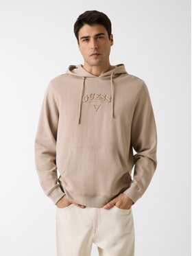 Guess Guess Bluza 181820 Beżowy Classic Fit