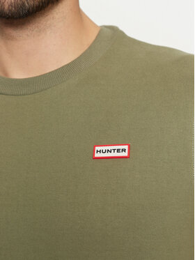 Hunter T-shirt Alvin HARM0039242 Kaki Regular Fit