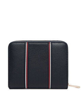 Tommy Hilfiger Tommy Hilfiger Portafoglio Th Icon Med Za W/Flap Corp AW0AW18653 Blu scuro