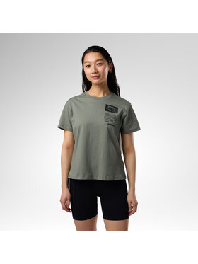 Rossignol Rossignol T-Shirt W Graphic Waterfall Tee Zielony ciemny Relaxed Fit
