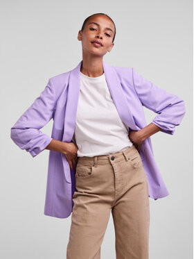Pieces Pieces Żakiet Boss 17090996 Fioletowy Regular Fit