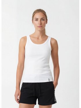 PITBULL PITBULL Tank top Rib LAYLA II Biały Regular Fit