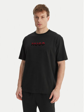 HUGO HUGO T-krekls Gradient 50556667 Melns Regular Fit