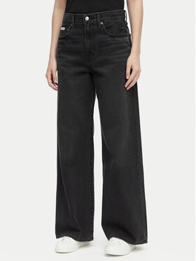 Calvin Klein Jeans Calvin Klein Jeans Τζιν LV047E700G Μαύρο Wide Leg