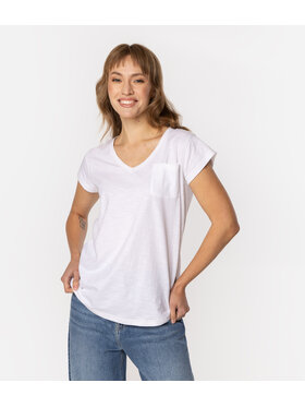 Lee Cooper Lee Cooper T-Shirt OLIVIA 2160 Biały Regular Fit