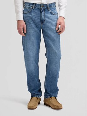 Lee Lee Jeansy 112377681 Niebieski Relaxed Fit