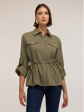 Motivi Motivi Camicia 5029W000531N025 Verde Boxy Fit