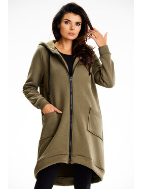 Infinite You Infinite You Mikina M334 Khaki Basic Fit